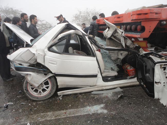 کشته و زخمی شدن ۱۱ شهروند ایذه‌ای در تصادفات جاده‌ای