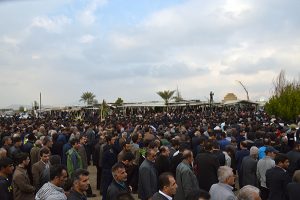 مراسم تشییع پیکر مجتبی خادمی در ایذه با حضور پرشور مردم برگزار شد