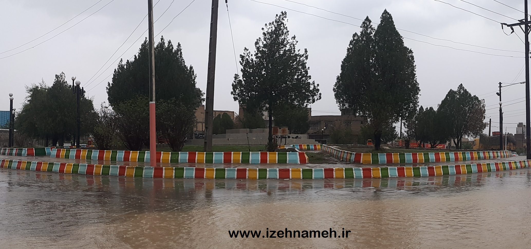 ثبت عدد قابل توجه بارش روز گذشته در روستای سراک ایذه