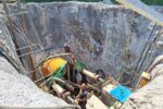 عملیات حفاری تونل انتقال آب از دریاچه سد کارون ۳ به ایذه