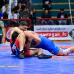 محمدامین احمدپور کشتی گیر ایذه ای تیم دانشگاه آزاد ایذه