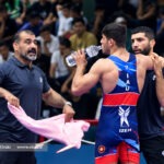 امیر رضا اسکندری فرد کشتی گیر وزن کیلوگرم تیم کشتی فرنگی دانشگاه آزاد ایذه در لیگ برتر کشتی فرنگی باشگاه های کشور