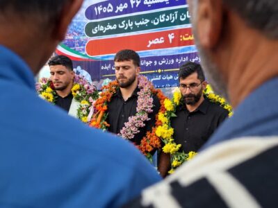 قهرمانان جهان در ایذه غریبانه استقبال شدند؛ این حق کشتی ایذه نیست