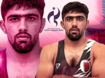 مدال برنز آسیایی بر گردن شاهین بداغی؛ کشتی‌گیر ایذه‌ای تیم ملی قطر افتخارآفرینی کرد